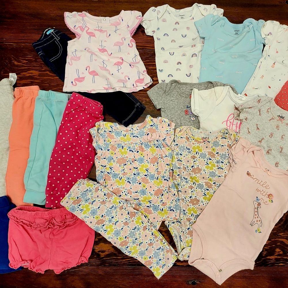 Baby Girl Clothing Bundle 6-9m